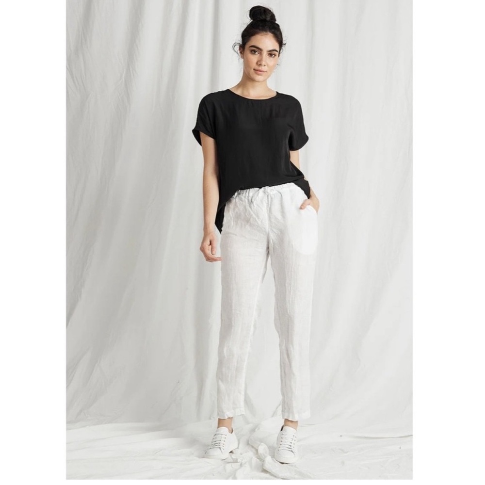 CP Shades Hampton Style Pant 100% Linen Coastal Pockets Comfort Breezy Casual XL